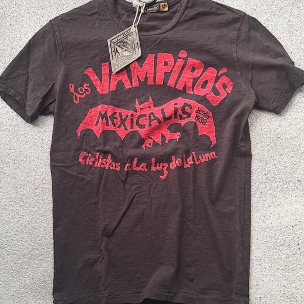 Johnson Motors Los Vampiros Mexicalis Short Sleeve X-SMALL New With Tags